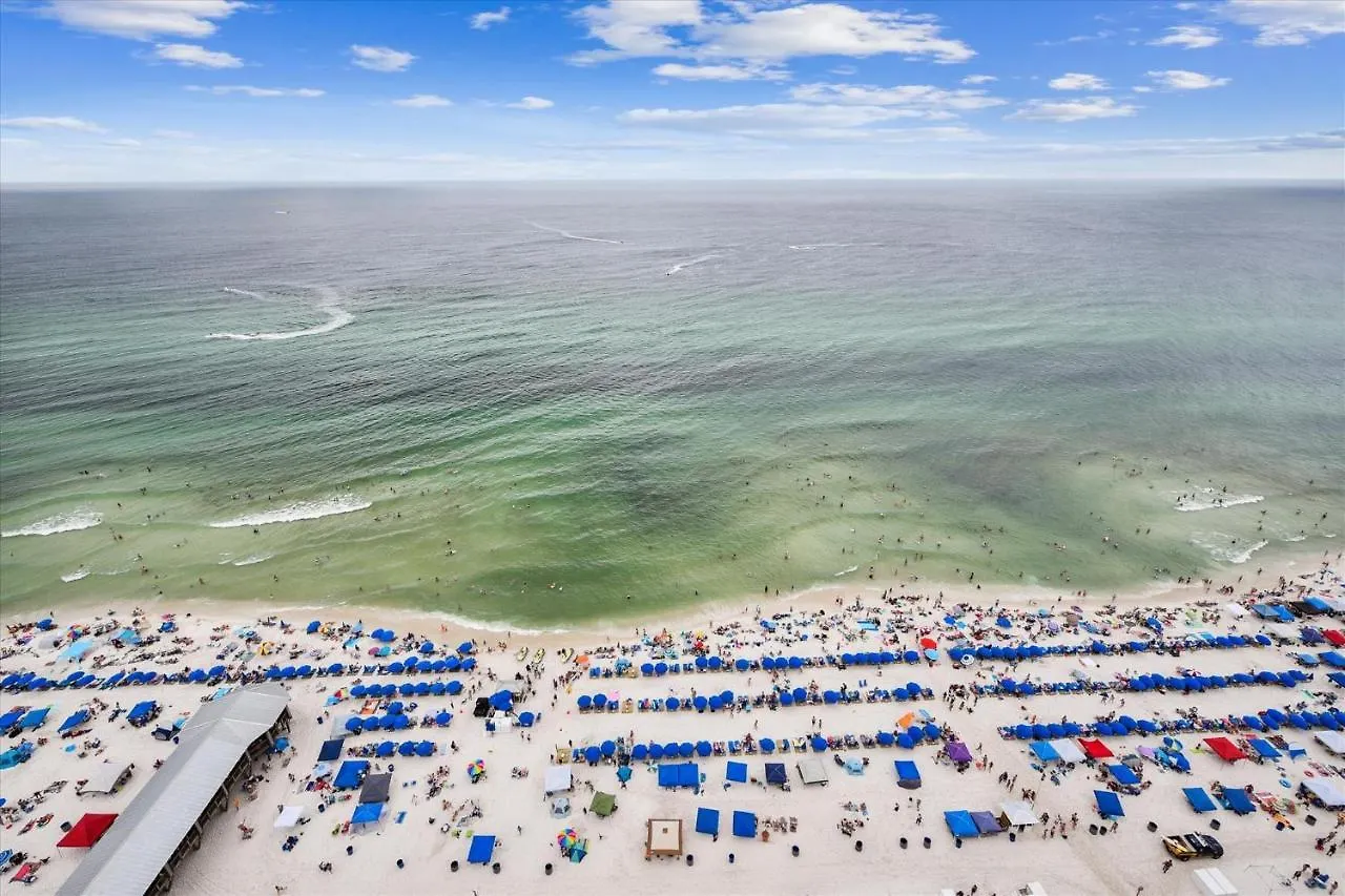 Shores Of Panama 2330 - 1 Bedroom Bunk Area Sleeps 6, Beautiful Direct Beach View! Free Fun! Condo Panama City Beach Apartment