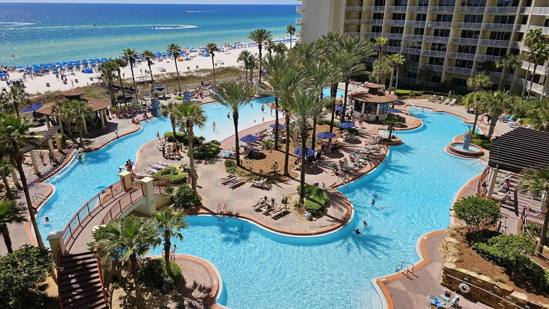 Shores Of Panama 2330 - 1 Bedroom Bunk Area Sleeps 6, Beautiful Direct Beach View! Free Fun! Condo Panama City Beach